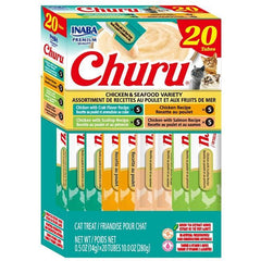 INABA Churu Puree Chicken & Seafood Variety Box