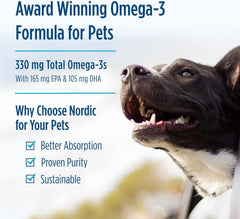 Nordic Naturals - Omega-3 Pet Sardines and Anchovies Soft Gels