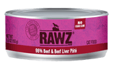 RAWZ Cat 96% Beef and Beef Liver Pate 155g
