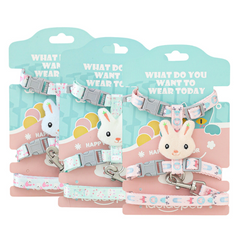 Pet Harness Cartoon Plush Rabbit with Leash