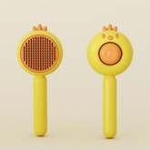 Pet Comb Self Cleaning Slicker Brush Cute Chicken Head Style