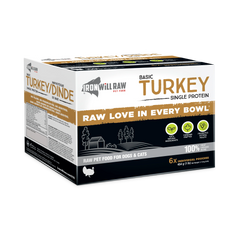 Iron Will Raw - Basic Turkey Single Protein
