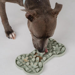 Dexypaws - Enrichment Snuffle Mat Bone Sage Green