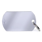 MyFamily - Basic Big Military ID Tag in Chrome-Plated Brass