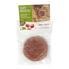 Faim Museau - Single Patty Simply Beef Frozen Raw Dog Food