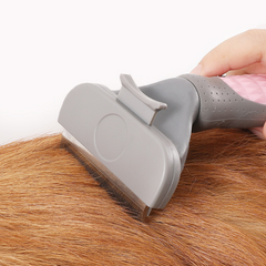Pet Comb Self Cleaning for Short Hair Pets