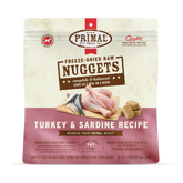 Primal Dog Freeze Dried Turkey & Sardine Nuggets