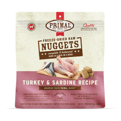 Primal Dog Freeze Dried Turkey & Sardine Nuggets