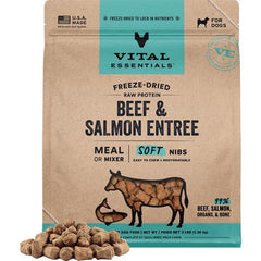 Vital Essentials - Dog Freeze-Dried Beef & Salmon Soft Nibs