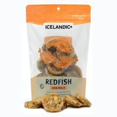 Icelandic+ Dog Redfish Skin Rolls 3oz