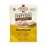 Primal Dog Frozen Raw Rabbit Patties