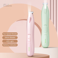 Electric Pet Paw Trimmer with LED Light & Battery Indicator