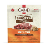Primal Dog Frozen Raw Beef Nuggets