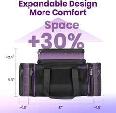 DELOMO Pet Carrier Airline Approved Cat and Dog Carrier