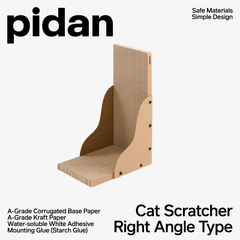 pidan Cat Scratcher Board – Straight Angle Style