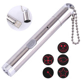 Cat Interactive Laser Pointer Toy 5 Patterns USB Charging