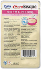 INABA Churu Bisque Tuna with Salmon Recipe Lickable Cat Treats