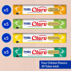 INABA Churu Puree Chicken Variety Box