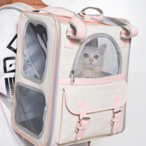 Pet Pink Carrier Backpack with Pocket