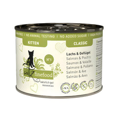 Catz Finefood Classic Kitten N°05 - Salmon & Poultry