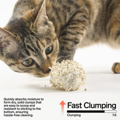 pidan Cat Litter Tofu 60%, Bentonite Clay 30%, Starch 10% 2.4kg