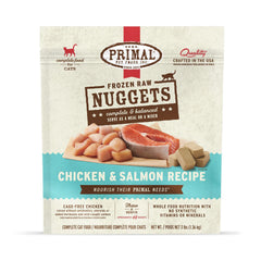 Primal Cat Frozen Raw Chicken & Salmon Nuggets