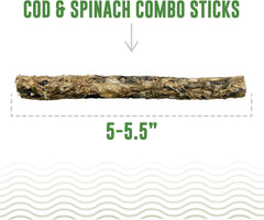 Icelandic+ Dog Cod & Spinach Combo Sticks