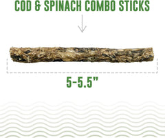 Icelandic+ Dog Cod & Spinach Combo Sticks