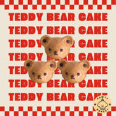 Pawty Bakery - Teddy Bear Cake (3pcs - Frozen)