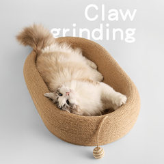 Cat Scratcher Bed with Interactive Ball