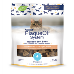 ProDen PlaqueOff Cat Soft Bites Oral Care Gut & Immune 85g