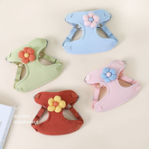 Pet Harness Padded Flower Vest with Leash