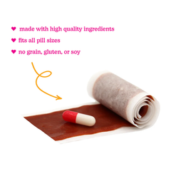 Stashios Wrap-Ups Cheese Pill Wrapper Treat
