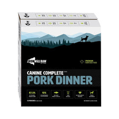 Iron Will Raw - Canine Complete Pork Dinner