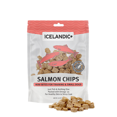 Icelandic+ Dog Mini Salmon Fish Chips 2.5oz