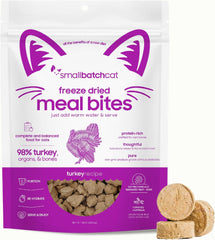 SMALLBATCH Cat Freeze Dried Turkey Meal Bites 10oz