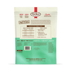 Primal Dog Frozen Raw Chicken Patties