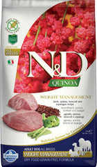 FARMINA N&D Dog QUINOA Weight Management Lamb Medium & Maxi