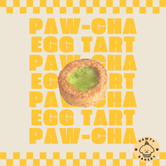 Pawty Bakery - Paw-Cha Egg Tart (2pcs - Frozen)