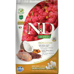 FARMINA N&D Dog QUINOA Skin & Coat Quail Medium & Maxi