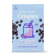Bocce's Bakery Dog Crispies PB + Blueberry 10oz