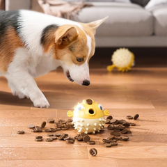 Treat Dispensing Puzzle Dog Porcupinefish Toy