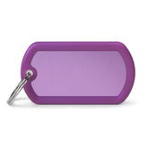 MyFamily - Hushtag Big Aluminum Military ID Tag with Rubber