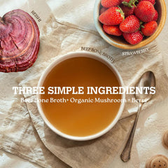 CHARMY PET Dog Reishi & Strawberry Mushroom Bone Broth