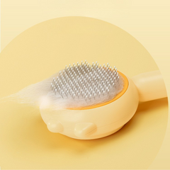 Pet Comb Self Cleaning Slicker Brush Cute Chicken Head Style
