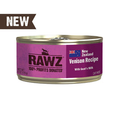 RAWZ Cat 94% Venison with Goat's Milk Pate 170g