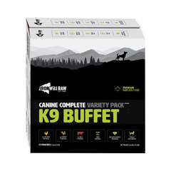 Iron Will Raw - Dog Canine Complete K9 Variety Pack