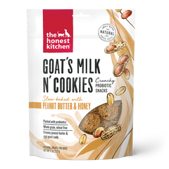 The Honest Kitchen Dog Goat's Milk N' Cookies with Peanut Butter & Honey 8oz
