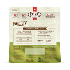 Primal Dog Freeze Dried Lamb Nuggets