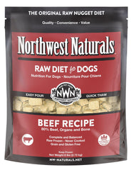 Northwest Naturals - Dog Raw Frozen Beef Nuggets